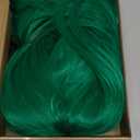 Green Wig Short for Women - St Patrick's Day Bob With Bangs, Natural Synthetic Soft Cute Colored Wig BU027GR