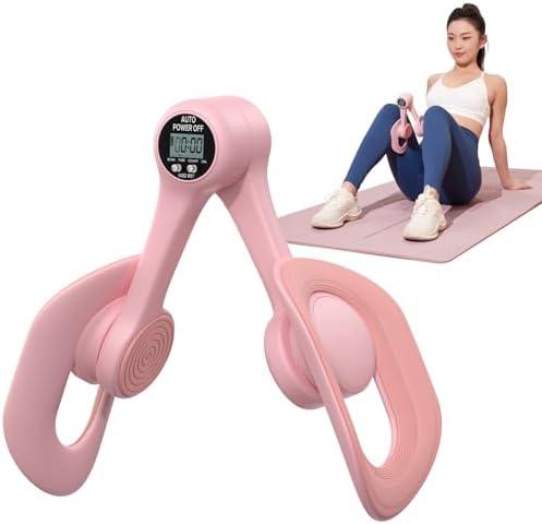 MERACH Thigh Trainer, Pelvic Floor Exercise Devices with Display Counter, Inner Thigh Exerciser for Women, Home Fitness Equipment for Hip/Leg/Butt