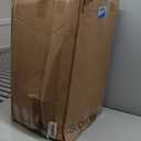 Wooden High Chair with TrayAdjustable & Convertible Highchair for Toddlers,Children&AdultsIncludes Safety HarnessWaterproofNatural Wood(Geometric Pink & White Cushion)