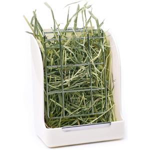CalPalmy Hay Feeder for Rabbits, Guinea Pigs, and Chinchillas - Minimize Waste and Mess with 5.5" x 3.5" x 7.4" Hanging Alfalfa and Timothy Hay Dispenser
