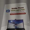 14 Inch Smartphone Screen Magnifier 3D HD Foldable Amplifier Phone Stand with Adjustable Angle Gift for Mom Dad Family Portable Universal Enlarger Movies Gaming Video