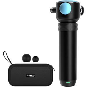 HYAKO Pro R1 Therapy Massager - Handheld Deep Tissue Vibration Massager for Full Body Pain Relief & Fascial limitation & Treats Sensitive Areas | Pressure Point Massage Tool (Upgraded)-Blue