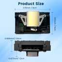 L1800 DTF Printhead Replacement Compatible with R1390 R1400 R1430 R1500W R260 R270 R330 Stable White Ink Flow, Anti-Clog High Precision Print Head