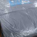 RAINDEWAY Large Tarps 50x100 Feet, 5.5 Mil - Multipurpose Waterproof Poly Tarp Cover with Metal Grommets and Reinforced Edges, Silver/Blue Tarp