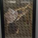 14x24 Picture Frame Black with Black Backboard, Wooden Curved Extra Wide Edges, Vintage Style Poster Frame 14x24 for Wall Decor.