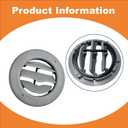 22910951 Gray Roof AC Vent Grille  Compatible with 2015-2020 Chevy Tahoe, GMC, and Cadillac Models, Durable & Easy Install