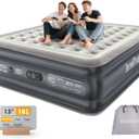InnoTruth Cal King Air Mattress with Built in Pump, Keep Feet from Dangling, Extra Length Inflatable Blow up Mattress, Comfort for People(190CM Height), Ideal for Guest & Home, 700lbs, Gift for Mom, California King