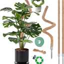 3 Pack Moss Pole, 48 Inch Monstera Plant Support, Moss Poles for Climbing Indoor Plants, Bendable Coco Coir Plant Support Stakes for Potted Plants, Pothos, Philodendron