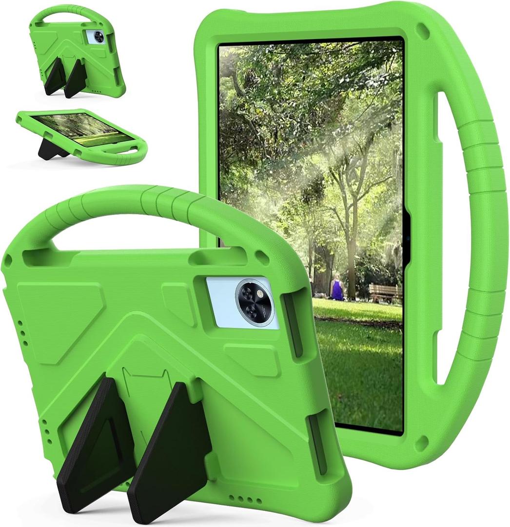Case for Lenovo Idea Tab 11'' 2025, Kids EVA Shockproof Cover with Stand Handle for Lenovo Idea Tab 11''TB336/K11 Gen 2 Tablet, Green