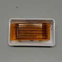Kohree 320Lumen LED RV Porch Light Exterior Utility Light 12v Lighting Fixture, Replacement Lighting for RVs, Trailers, Campers, 5th Wheels. White Base, Clear and Amber Lenses Included (1 Pack with Two Lens)