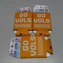 NCAA University Tennessee Volunteers Go Vols 12 oz. 2-Sided Can Cooler (Pack of 3)