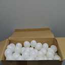 Seematn 180 Pcs White Plastic Eggs Paintable Easter Eggs with Paper Trays for DIY, Crafts, Easter Hunts Party Favors, Basket Fillers (White)