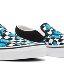 Vans Classic Slip-On™ (Butterfly Checkerboard) True White Men's 5.5, Women's 7 Medium
