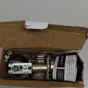 BESTTEN Keyed Entry Door Knob with Lock, Interior and Exterior Door Lock, Standard Ball, Satin Nickel