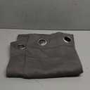 NICETOWN Grey Blackout Curtain 84 inches Long for Bedroom - Thermal Insulated Window Treatment with Grommet Room Darkening Thermal Insulated Panel for Living Room, W52 x L84, 1 Panel