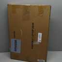 Foldable Laptop Table, Portable Lap Desk Bed Table Tray, Laptop Stand with Cup Holder & Tablet Slot & Lifting Handle for Working Writing Drawing & Eating (Black)