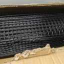 Black Hardware Cloth 48''x50' 1/2 Inch 19 Gauge Vinyl Coated Welded Wire Mesh Roll PVC Hardware Cloth Chicken Wire Fencing for Garden Fence and Home Improvement Project
