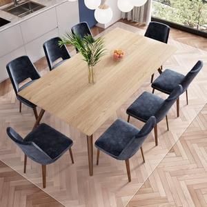 Vicwe Area Mat for Hard Floor, 8'×10' Clear Area Rug for Home, PVC Non-Slip Floor Protector for Dining Room, Large Anti-Scratch Floor Mats for Kitchen, Laundry Room