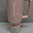 STANLEY Quencher ProTour Flip Straw Tumbler with Leakproof Lid | Built-In Straw & Handle | Cupholder Compatible for Travel | Insulated Stainless Steel Cup | BPA-Free (40 Ounces, Oasis Peach Whip Gloss)