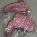 Motasha Toddler Cowgirl Boots Glitter Girls Cowboy Boots Ankle Toddler Boot Little Kid Western Horse Riding Shoes Party Birthday Dress Up 9