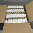 Goodluck 100 Pack Pre Rolled Gold Plastic Silverware, Wrapped Plastic Cutlery Set with Napkin Include 100 Forks, 100 Knives, 100 Spoons and 100 Napkins, Disposable Silverware for Party, Wedding