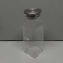 Netany 2 Liters/68 oz Square Glass Pitcher with Lid and Handle for Fridge, Iced Tea and Coffee Carafe Beverage Serveware, Heat Resistant Borosilicate Water Jug for Hot/Cold Drinks and Milk, 1 Pack