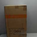 38"L Collapsible Wagon Cart Foldable, 460lbs Weight Capacity 220L Heavy Duty Folding Beach Wagons with Big All-Terrain Wheels, Utility Carts for Groceries, Shopping, Camping, Sports - Black