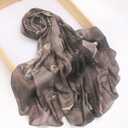 Fall Scarf Shawl For Women,Marble Printed Lightweight Cotton Feeling Head Wraps For Winter