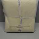 MooMee Bedding Sheet Set 100% Washed Cotton Linen Like Textured Breathable Durable Soft Comfy (Heathered Butter Yellow, Full)