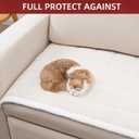 Pet Couch Covers,Couch Cover for Dogs Washable,Anti Slip Dog Sofa Covers Couch Protector Sofa Mat,Seat Cover,Dog Mat,Pet Pad for Furniture 1 Piece (White, 21''x39''/Rectangular)