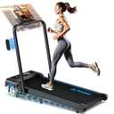 FOUSAE Treadmills for Home, App Compatible, 5 in 1 7.5MPH Foldable Treadmill with 10% Incline, 3.0HP Brushless Drive, 12 HIIT Programs, Full Screen LED Display, Remote Control, 400 LBS Weight Capacity