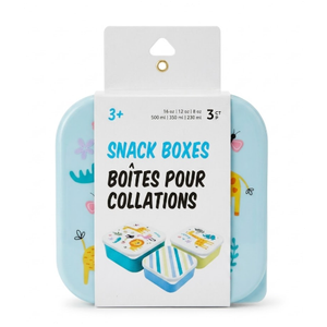 Snack Boxes. 3ct. 16oz, 12oz, 8oz.