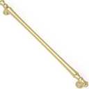 Asidrama 6 Pack 10 Inch(254mm) Brushed Gold Kitchen Cabinet Handles, Cabinet Pulls Kitchen Cabinet Hardware for Cupboard Drawer Pulls (10" Hole Center)