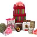 Gift Basket Village: With a Cherry on Top - Sweet Treats & Spa Products Tower