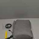 Grounding Sheet, 90% Organic Cotton+10% Pure Silver Organic Fitted Grounded Sheet for Improved Sleep, Earth Connecting Bedding - Healthy Sleep Therapy (Gray, (78.1 * 80 * 15inch))