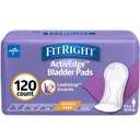 FitRight Incontinence Bladder Control Pads, Ultimate Absorbency, 5.5" x 15.75", 10 Count (Pack of 12)