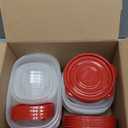 Rubbermaid 42-Piece Food Storage Containers with Lids (Red)