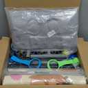 Baby Playpen with Mat, 50x50 Inch Playpen with Mat Waterproof for Babies and Toddlers Play Pen Playards Safety Gate Fence Active Center Indoor (Dark Grey + Mat)