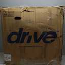 Drive Medical Silver Sport 1 Folding Transport Wheelchair - Lightweight Mobility Support - Full Armrests - Removable Swing-Away Footrests - Durable Steel Construction - Compact Folding Frame - Black