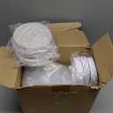 3 Sets 87 x 118 Inch Window Insulation Kit Cuttable Transparent Film with Adhesive Straps Reusable Window Plastic for Patio Winterizing Thicken Warm Winter Waterproof Attic Insulation Cover