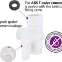Bidet Sprayer for Toilet - Multifunctional Bidet Attachment with Powerful Wash Function, Comfortable Long Handle Design, Easy Installation - Ideal RV Bidet for Home and Trave