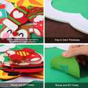 DIY Felt Christmas Tree- 3 FT Toddler Christmas Tree for Kids with 29 Ornaments, Xmas Gifts for Kids New Year Handmade Christmas Door Wall Hanging Decorations