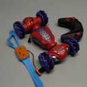 RC Stunt Cars, Gesture Sensor Stunt Remote Control Car Toys for Kids Age 6 7 8 9 10 11 12+ Years Old, 2.4GHz 4WD RC 360° Flips Off Road Vehicle Toys with Lights Music, Gifts for Boys Girls