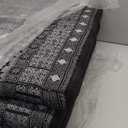 Leewadee Trifold Mattress Standard  Comfortable Thai Massage Pad, Foldable Floor Mattress Filled with Kapok, Perfect to Use as a Sleeping Mat 79 x 28 inches, Black