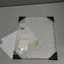 8.5X11 Acrylic Picture Frame for Wall, Frameless Clear Photo Frame with Scalloped Edge, No Drill Floating Frame for Diploma Certificate Degree Document & Poster/Painting/Artworks Display (1 Pack, Scalloped edge)