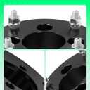 YHTAUTO 4x110 to 4x156 Wheel Adapters 2 Inch Compatible with Honda Kawasaki Suzuki Yamaha, Tire Spacers w/ M12x1.5 & 12.9 Grade Studs, 74.1mm Center Bore 4 Lug 4PCS Black