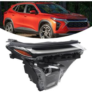 RH LED DRL Projector Headlights Assembly Compatible with 2024-2025 Chevy Trax LT/2RS/Activ Headlamp Right Passenger Side 42876953