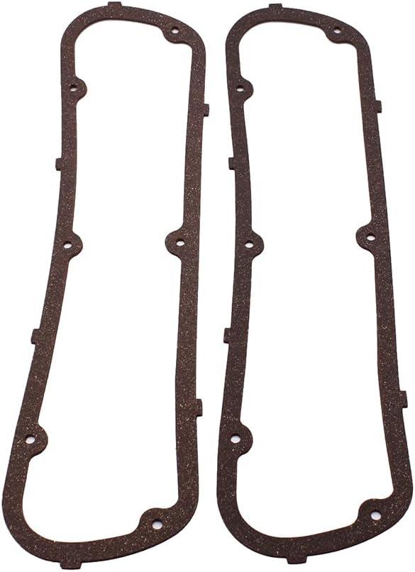 Valve Cover Gaskets Steel Core Cork Material Compatible for Ford SB SBF 260 289 302 347 351W