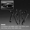 FZJDSD 7Pcs Set Expansion Tank Coolant Radiator Hose Kit Compatible with BMW 325Ci 325i 325xi 330Ci 330i 330xi 323Ci 323i 328Ci 328i Replace 17127510952 11531436408 11531436410 11537502525 11531436406