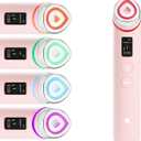 medicube Booster Pro | 6-in-1 Real Glass Glow Beauty Massager | for Clear, Radiant, Firmer-Looking Skin | Korean Skin Care | Pink